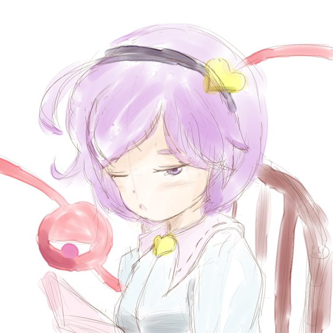 適当に色塗った  #東方project 