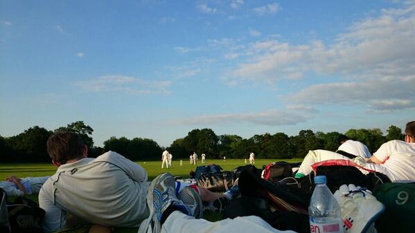 First game of the season #cricket #towerswatson #actuarialcricketleague