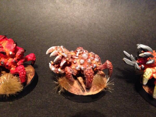 wargamingminis's tweet photo. So here are my little Lavamites or Rock Dogs. For #gatesofantares #warmongers #warlordgames http://t.co/wPJr8ugetc