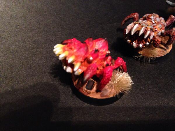 wargamingminis's tweet photo. So here are my little Lavamites or Rock Dogs. For #gatesofantares #warmongers #warlordgames http://t.co/wPJr8ugetc