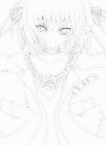 一応線画終了、色はどう塗ろうかな・・・ 