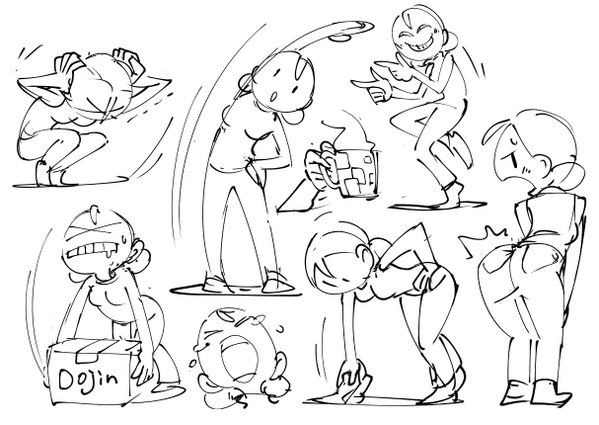 お絵かき:気ままな動き2 