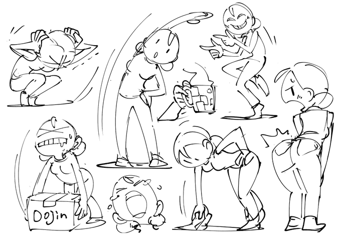 お絵かき:気ままな動き2 