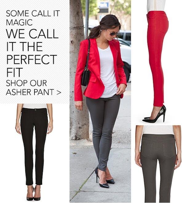 The Asher Pant - now in classic Black, cool Grey, or stand-out Red. Subscribe for updates: eepurl.com/WKU6f