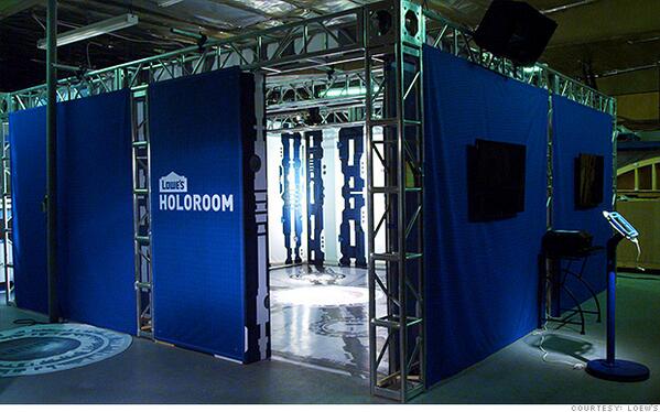 This is the holodeck Lowe's is putting in stores to help you remodel your kitchen cnnmon.ie/SQyVji