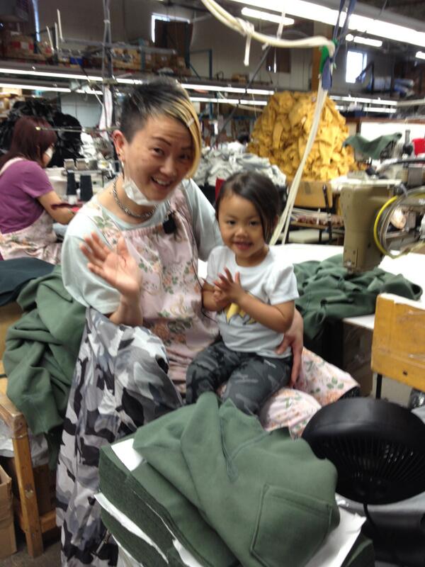 RedwoodClassics's tweet image. Zooey's chillin' with Eagle, one of our fab flatlockers. Ask us why #flatlock stitching is superior! #MadeInCanada