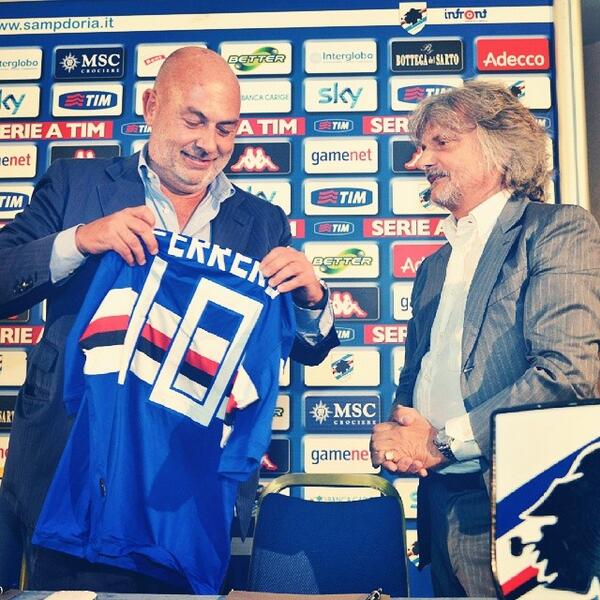 Grazie di tutto <a href="/EdoardoGarrone/">Edoardo Garrone</a>, a lei e alla sua famiglia. Buon lavoro alla #Sampdoria presidente Massimo #Ferrero.