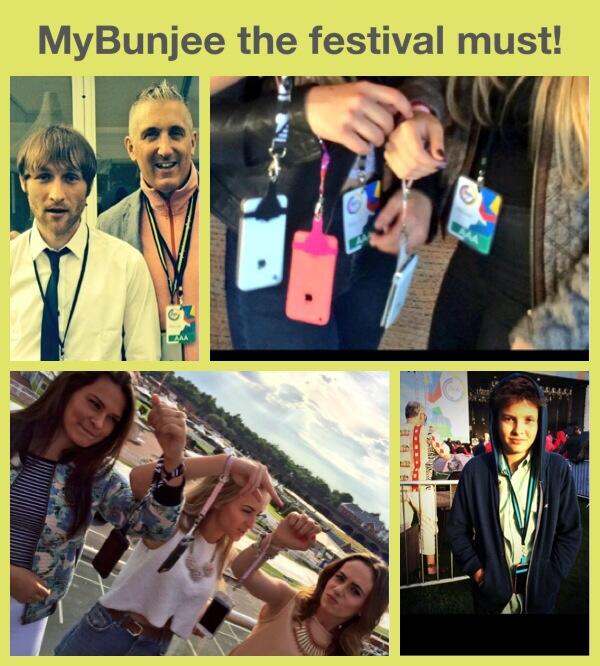 RufusCarter's tweet image. The festival must @mybunjee #PhoneSafe #RaveSafe
