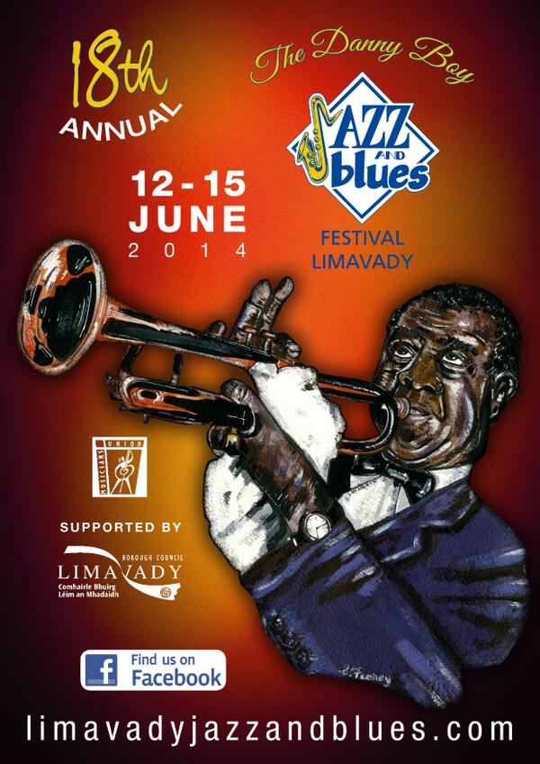 one hour to go until the 18th annual Danny Boy Jazz and Blues Festival. get out and enjoy it. #excited