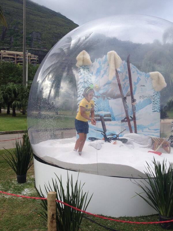 #autrebresil la neige par 40 degrés... Il est vrai qu'ici c'est l'hiver!