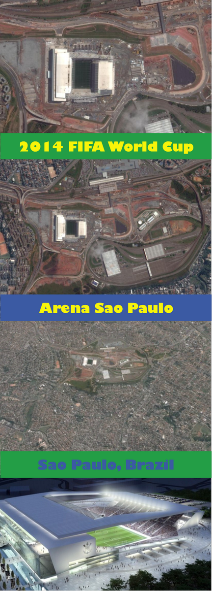 SKYTRACSystems's tweet image. FIFA #WorldCup2014 Croatia and Brazil kick off at Arena de Sao Paulo- seen in #SkyWeb @FIFAWorldCup