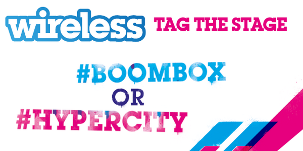 WirelessFest's tweet photo. #LONDON VOTE FOR YOUR STAGE NAME NOW: RT for #BOOMBOX from @iKissGiirls OR favourite for #HYPERCITY from @awinnia http://t.co/KcMQOfzg8W