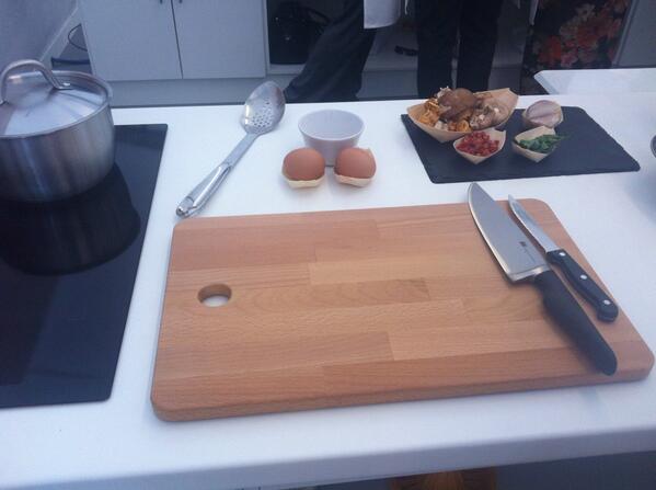 Just about to cook with Tom kitchen #tasteofdublin