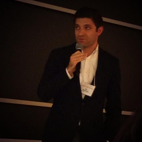 MattWeber_'s tweet photo. .@bsharbaugh is absolutely killing it at #digcontent. Funny/smart, all with a bum knee too. @harvard @Oprah @harvard http://t.co/ynFsBx4rjC