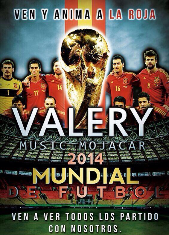 VALERYMOJACAR's tweet photo. Twittea resultado del España-Holanda y entre los acertantes soltearemos 3 botellas de ron!!#Brasil2014 #Porravalery http://t.co/8zcb7J6zA6