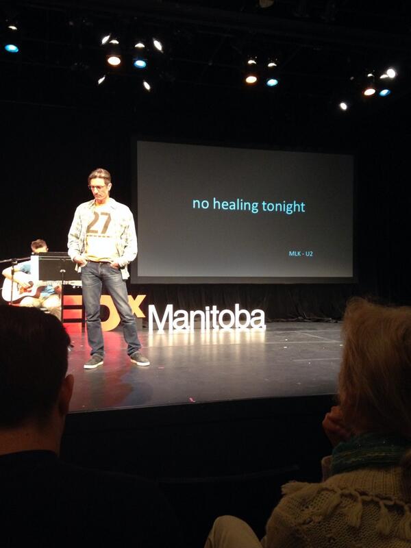 CaketteMonette's tweet photo. Amazing-not a dry eye here. Sharing and caring through the pain and your inner soundtrack #powerful #TEDxManitoba http://t.co/8U2rrcyM3K