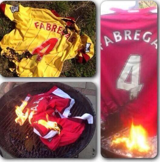 Dis is the stupidest thing afc fan can do.Burn ur jersey bcs he move to cfc. It's expensive bro!Give it to me instead