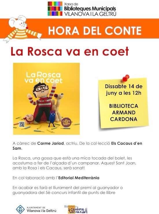 dolobundo's tweet photo. Sant Joan a l'hora del conte @BibliotequesVNG http://t.co/mFnjwbGmNu