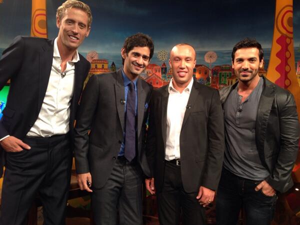 With Peter Crouch and Mikael Silvestre @SonySIX #CafeRio