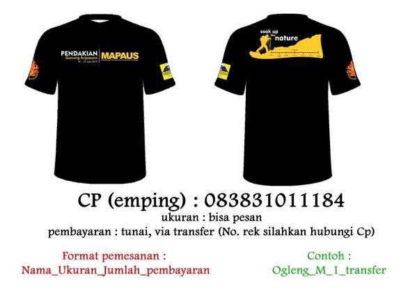 Selamat pagi, Salam lestari keluarga Mapaus.