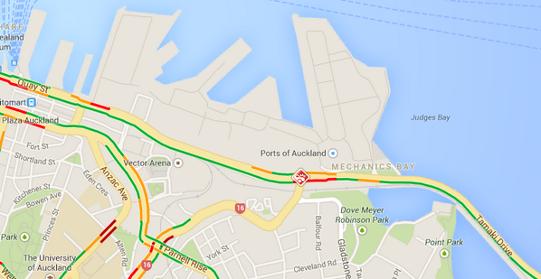 HowickEastern's tweet photo. *Attention* All our Express services are expecting delays due to a fatal accident on Tamaki Drive. http://t.co/aRhjMc9WAy