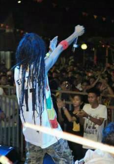 Rastaman Worldwide! <a href="/ChokyTheFlops/">Choky Luis Monteiro</a> - Vocalist of <a href="/ObinTheFlops/">Obin The Flops</a> wearing EIGTBO &amp;quot;White Reggae Culture&amp;quot; Jersey
