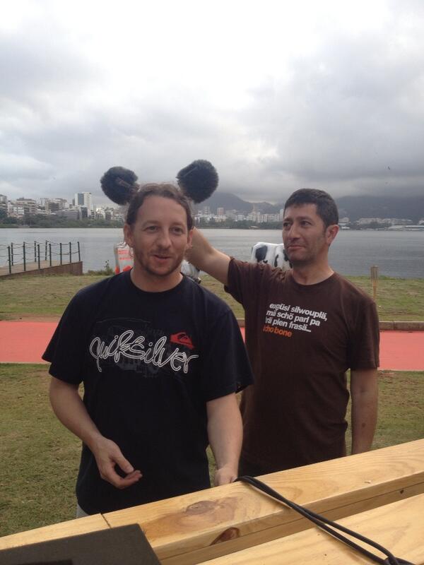 #autrebresil Prise de son dite "de Mickey", allez savoir pourquoi...