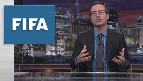 Slate's tweet image. REMINDER: Here's why you should hate FIFA even if you love the World Cup: slate.me/1nz7ci9 h/t @iamjohnoliver