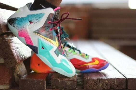 kicks on fire lebron