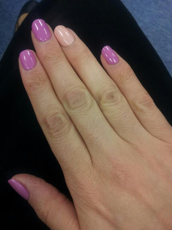 AudreyMcGrath's tweet image. Couldn't rock #WorldCup2014 nails with these #candycolours around at @MicheleBNails #foreverbeauty #gelish #MBNails