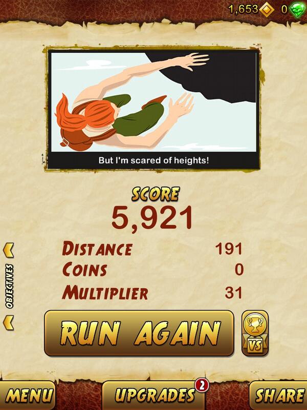 JayWeinstein's tweet photo. I got 5921 points while escaping from a Giant Demon Monkey. Beat that! http://t.co/2u5NYyL08r http://t.co/TEzzJWNgZQ