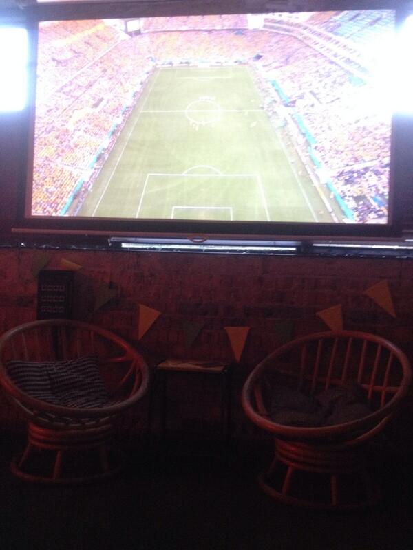 charlieharber's tweet image. #WorldCup2014 first game @Birdcagepub #footballfootballfootball