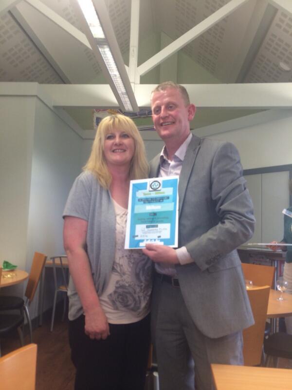 Tesco Millom winning an award for "fairtrade supplier" in the community, well done Maxine. <a href="/shirl200/">Shirley</a>