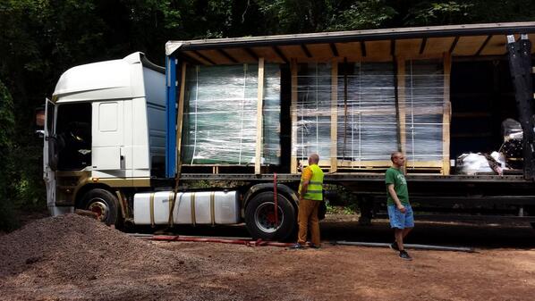 Took delivery today of the last windows... oh my word, how heavy! #restorationman @MrGeorgeClarke