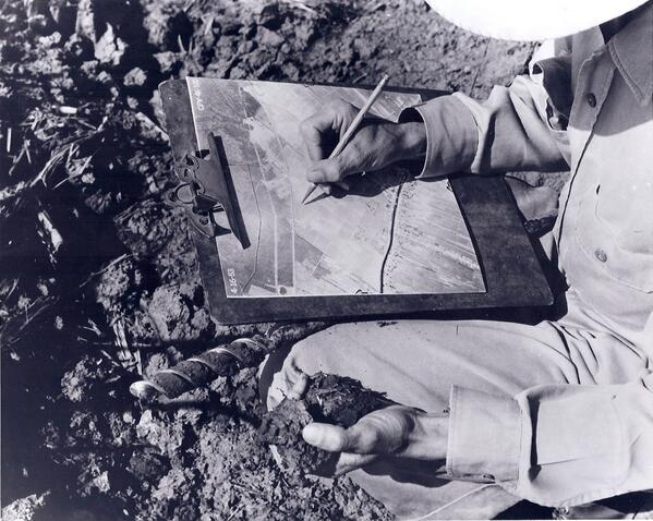 NRCS_MT's tweet image. We call this mapping soils &quot;the old way.&quot; #TBT #NRCS #BeforeComputers #Montana #MTag