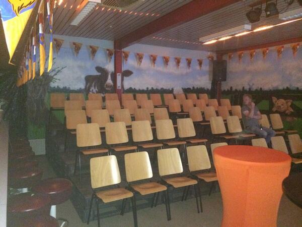 vvGiessen's tweet photo. De kantine is er klaar voor! http://t.co/hnlvtG5UvV