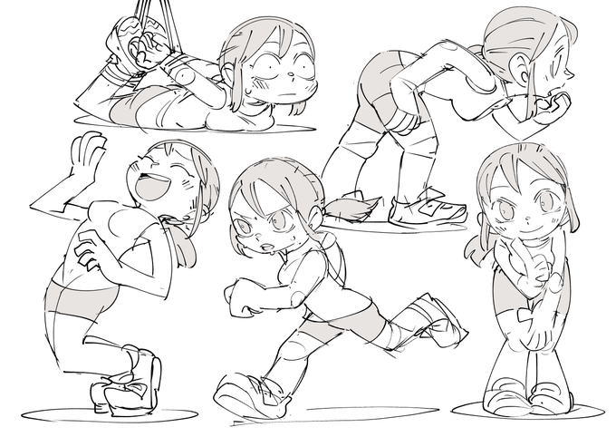 お絵かき:気ままな動き4 