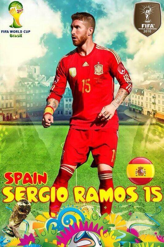 SergioRamos's tweet photo. Wanting to start the World Cup, tomorrow it's our turn Spain..!! "Talent wins matches, teamwork wins championships". http://t.co/O1V7VxNPky
