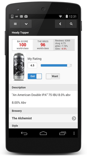 beeradvocate's tweet photo. Have you downloaded the BeerAdvocate app today? http://t.co/Rx4ZlLRi4F. Now on iTunes and Google play. #craftbeer http://t.co/oszq8KoEJO