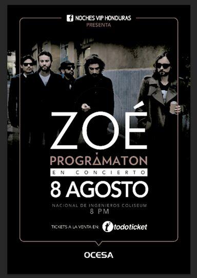 ZoeFansHND's tweet photo. 8 de Agosto en el Nacional de Ingenieros Coliseum #GiraProgramaton2014 #Tegucigalpa #Honduras @zoetheband http://t.co/Vcaa5BpmAE