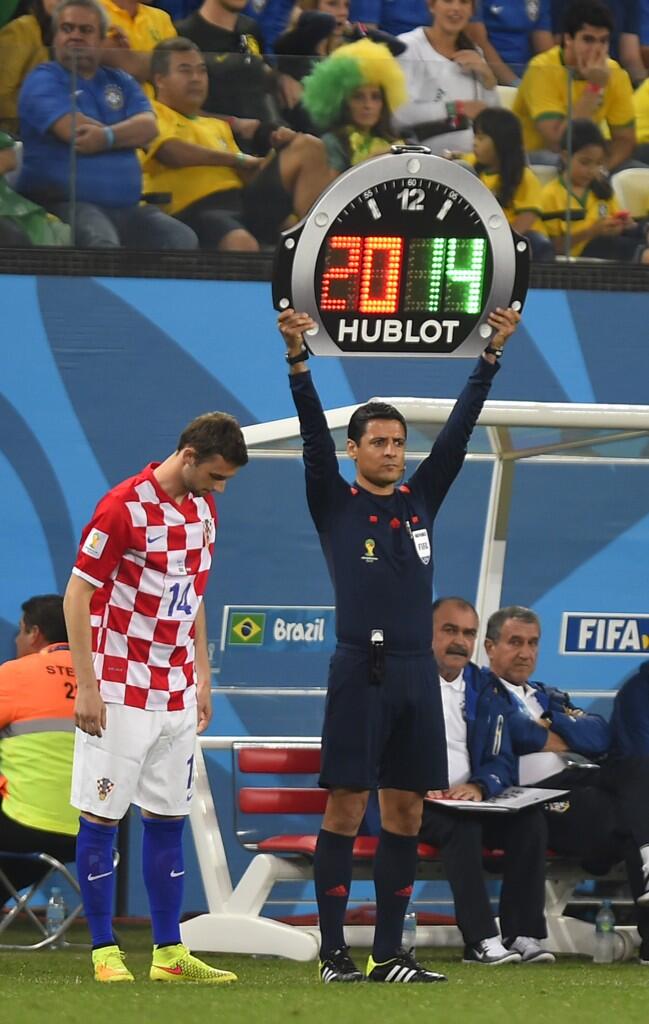 Hublot redesigns the referee board for the 2014 FIFA World Cup - Luxurylaunches