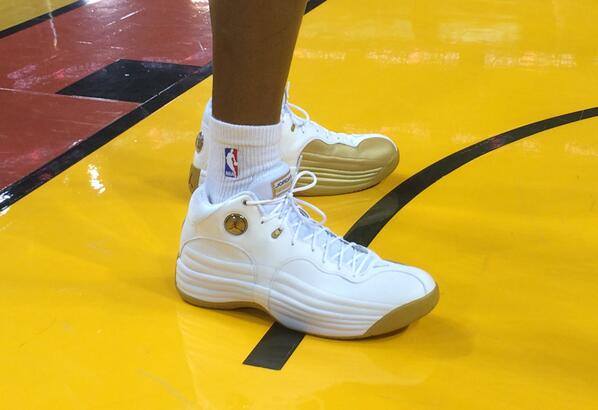 NBA's tweet photo. Check out Ray Allen's #FinalsKicks! http://t.co/VUwnGrA1xt