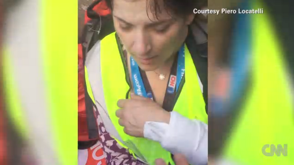 CNNEE's tweet photo. Reporteras de CNN resultaron heridas durante protestas en Sao Paulo http://t.co/ggTSJDdyfm @ShastaCNN #CNNBrasil2014 http://t.co/tTIm0YM79B