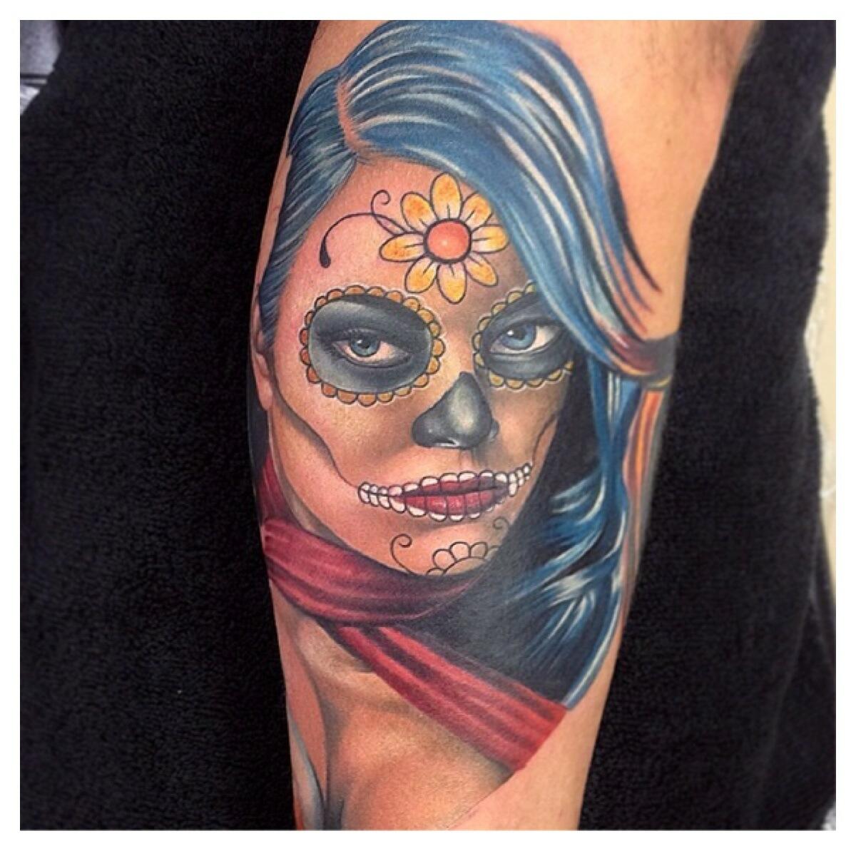 Aaron Chalmers on Twitter "This is my tattoo based on Emma stone!! Day