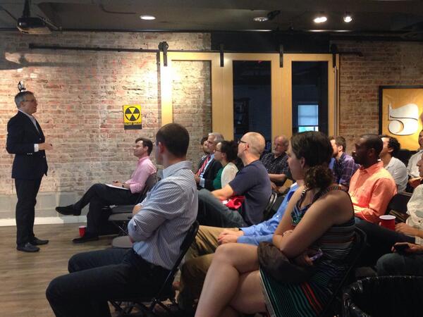 WeatherIntel's tweet image. #WeatherAnalytics CEO, Bill Pardue, talking #BigHotWetData @Canvascowork