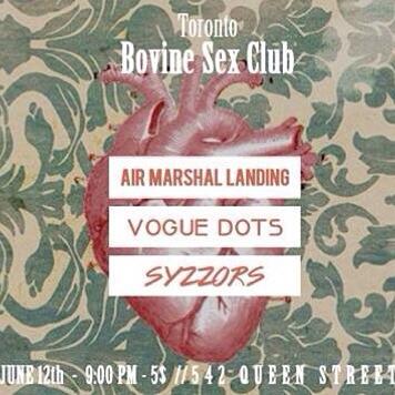 Having a time at the Bovine tonight! Doors at 9, bands at 10, 11, 12 (11 for us). $5 cover can't be beat!