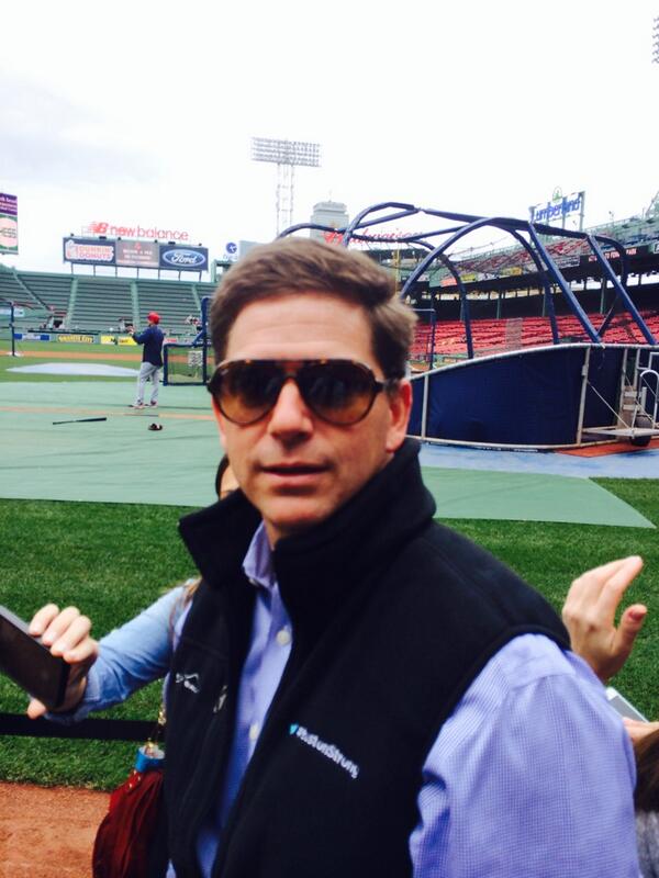 kpf's tweet photo. Sunglasses are the theme today. Is @jstanley channeling his inner DP or @PattilloDavid his inner James? #BostonSummit http://t.co/fXNJNnopib