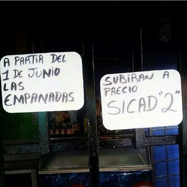 Venezolanonymo's tweet image. Si a partir de Junio suben los precios de los pasajes, porque los de las empanadas no? #ConcluMAGNICIDIO2