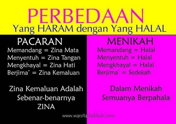 pedulijilbab's tweet photo. Perbedaan yang haram dan yang halal, Semoga Allah membuka hatimu dears :) http://t.co/rqGDXb6cWb