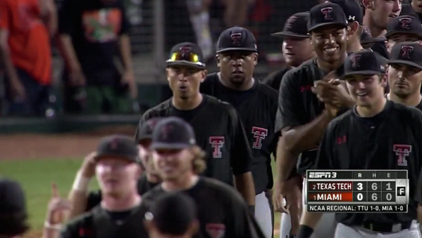 NCAABaseball's tweet image. Ain't no sunshine in Florida this weekend…
@TTU_Baseball Picks shuts out Miami 3-0 #RoadToOmaha